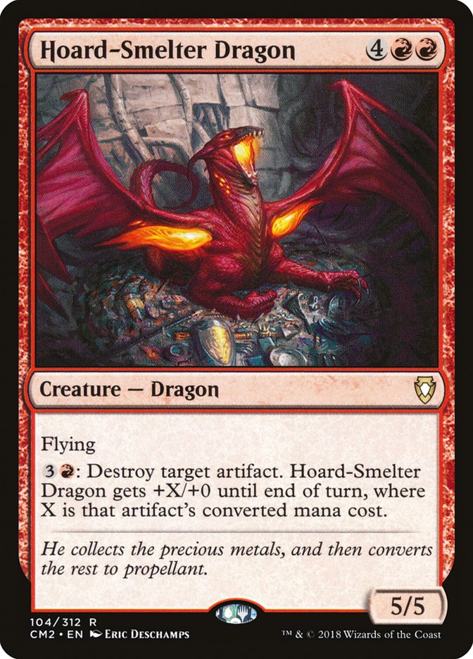 Hoard-Smelter Dragon 104/312 (Commander Anthology Volume II) 