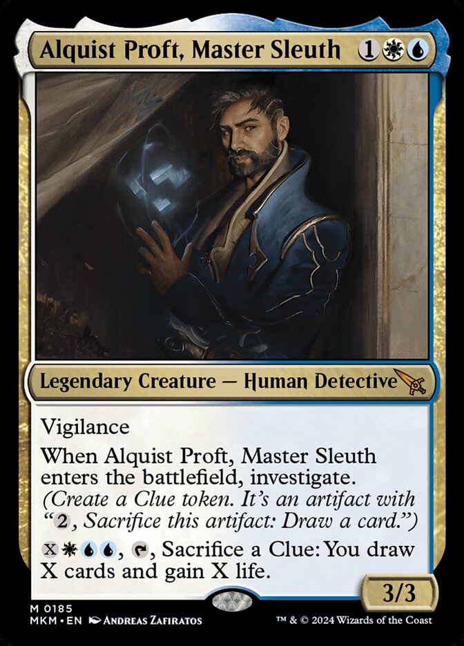 Alquist Proft, Master Sleuth 185 (Murders at Karlov Manor) 