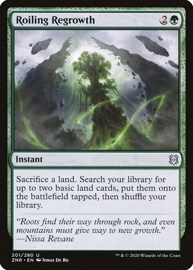 Roiling Regrowth 201/280 (Zendikar Rising) 