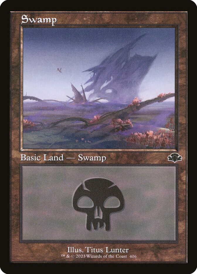 Swamp 406/261 (Dominaria Remastered)  - Retro Foil