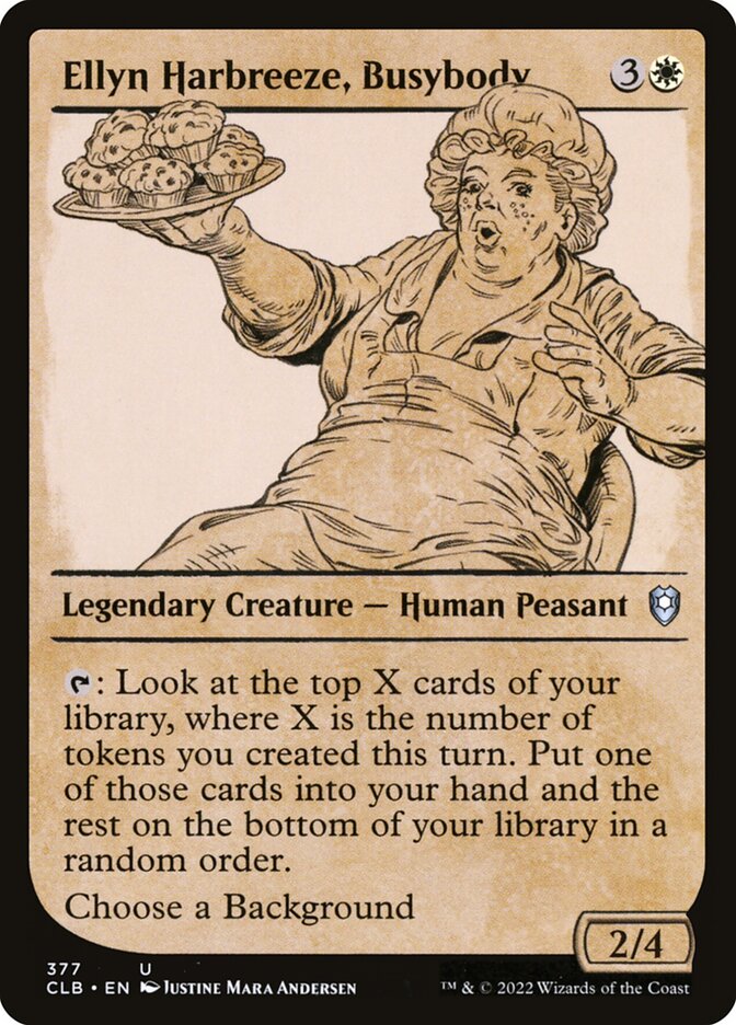 Ellyn Harbreeze, Busybody 377 (Commander Legends: Battle for Baldur's Gate) 