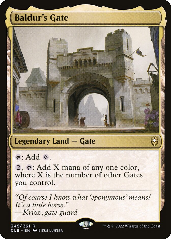 Baldurs Gate 345 (Commander Legends: Battle for Baldur's Gate) 