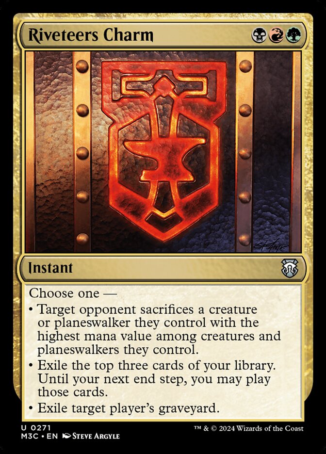 Riveteers Charm 271/411 (Commander: Modern Horizons 3) 