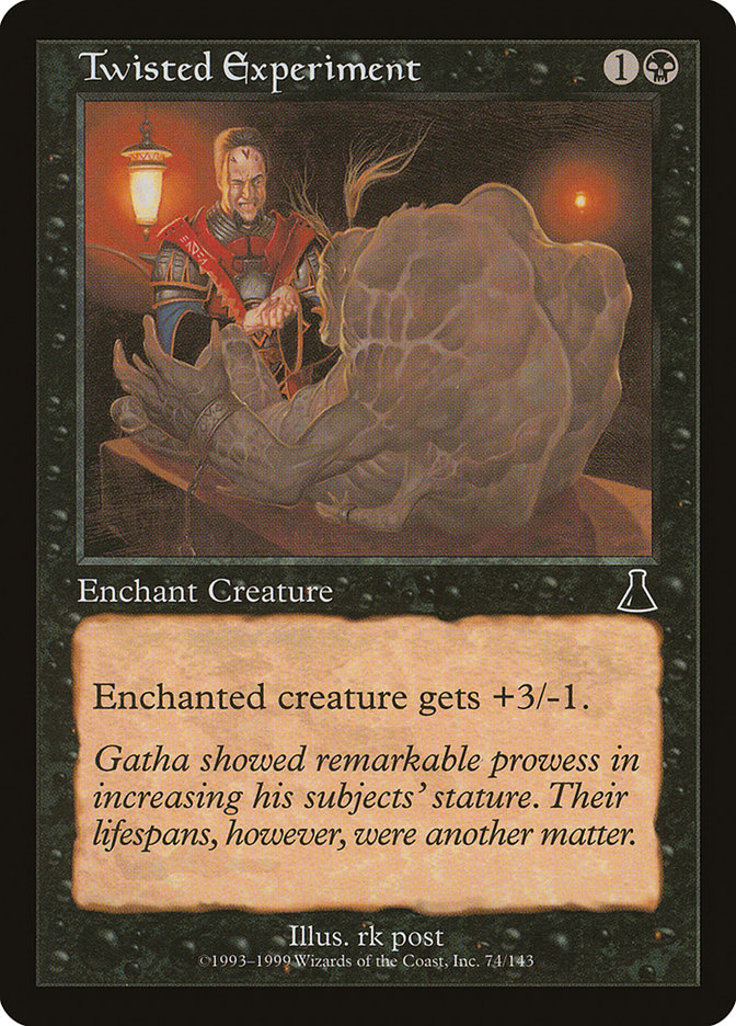Twisted Experiment 74/143 (Urza's Destiny) 