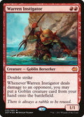 Warren Instigator 32 (Duel Decks: Merfolk vs. Goblins)  - Foil