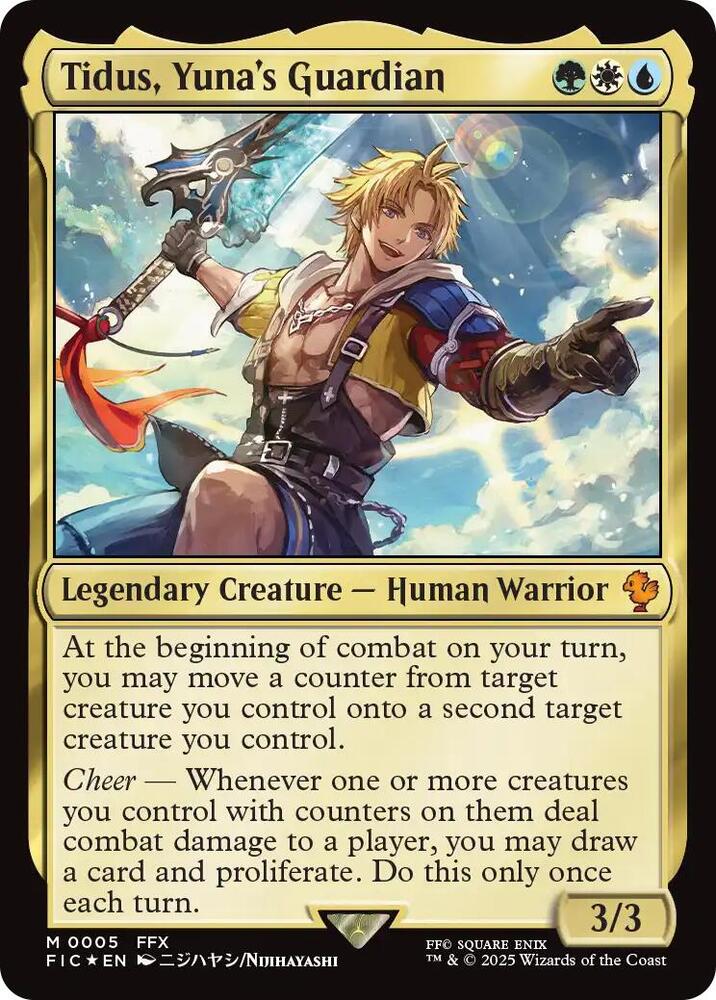 Tidus, Yuna's Guardian 5 (Commander: FINAL FANTASY) 
