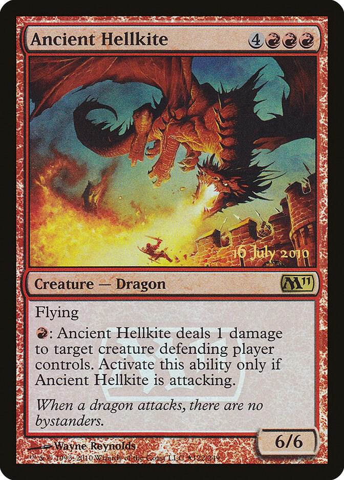 Ancient Hellkite 122 (Launch Party & Release Event Promos)  - Foil