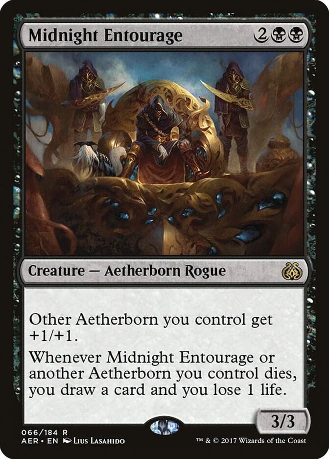 Midnight Entourage 66/184 (Aether Revolt)  - Foil