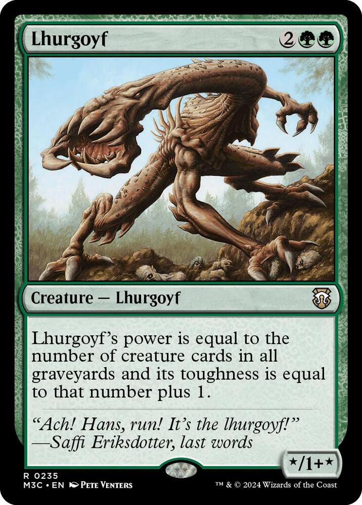 Lhurgoyf 235/411 (Commander: Modern Horizons 3) 