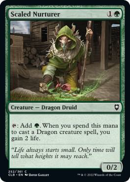 Scaled Nurturer 252 (Commander Legends: Battle for Baldur's Gate) 