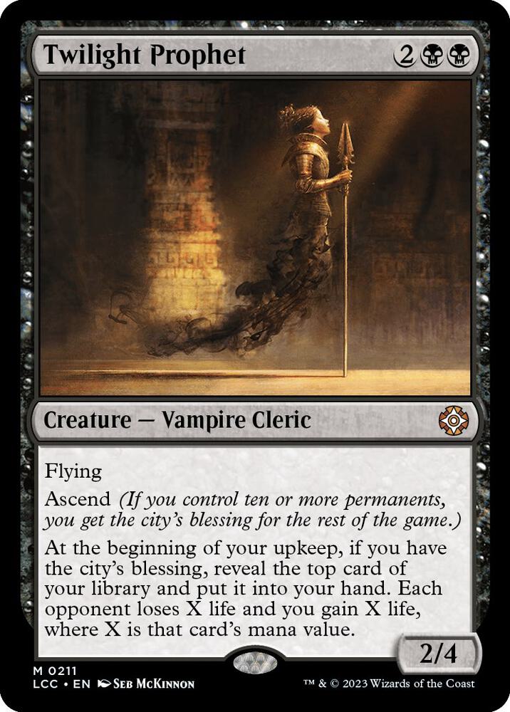 Twilight Prophet 211/370 (Commander: The Lost Caverns of Ixalan) 