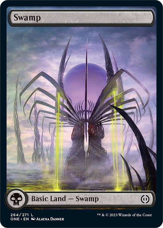 Swamp 264 (Phyrexia: All Will Be One)  - Full Art