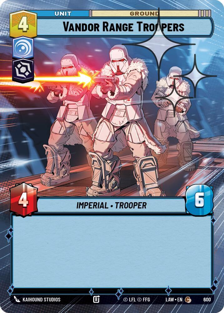 Vandor Range Troopers Hyperspace Foil 600 (A Lawless Time)  - Foil