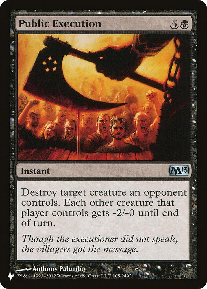 Public Execution 105/249 (The List Reprints) 