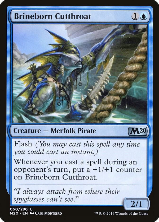 Brineborn Cutthroat 50/280 (Core Set 2020)  - Foil