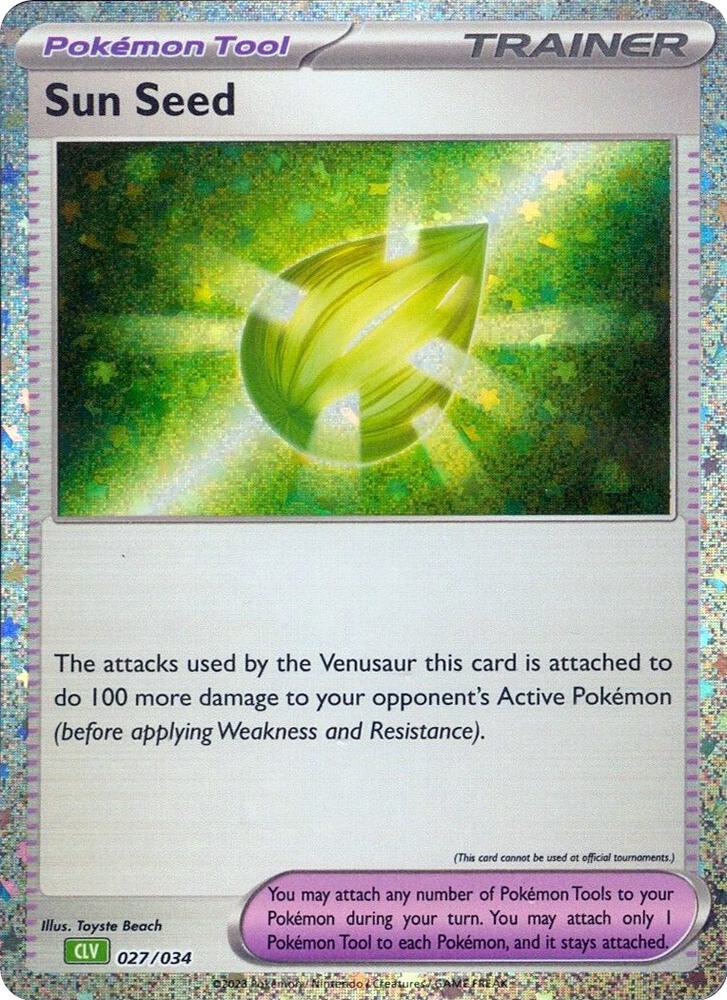 Sun Seed 027/034 (Trading Card Game Classic)  - Holofoil