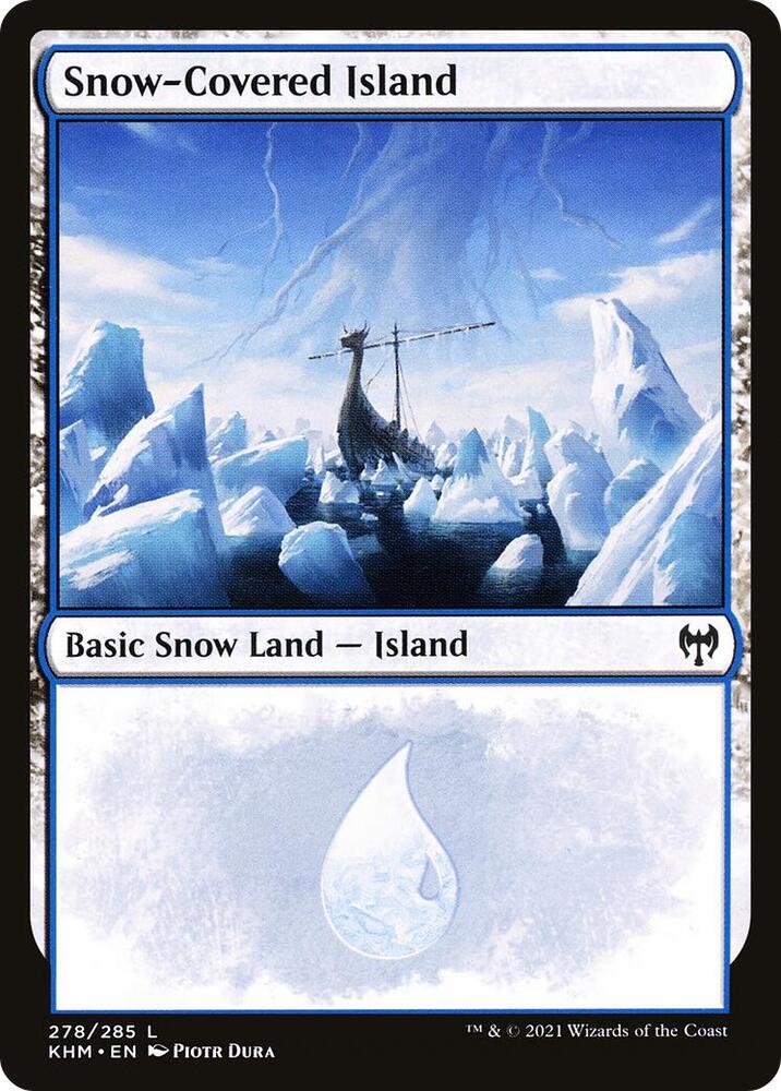 Snow-Covered Island 278 (Kaldheim) 