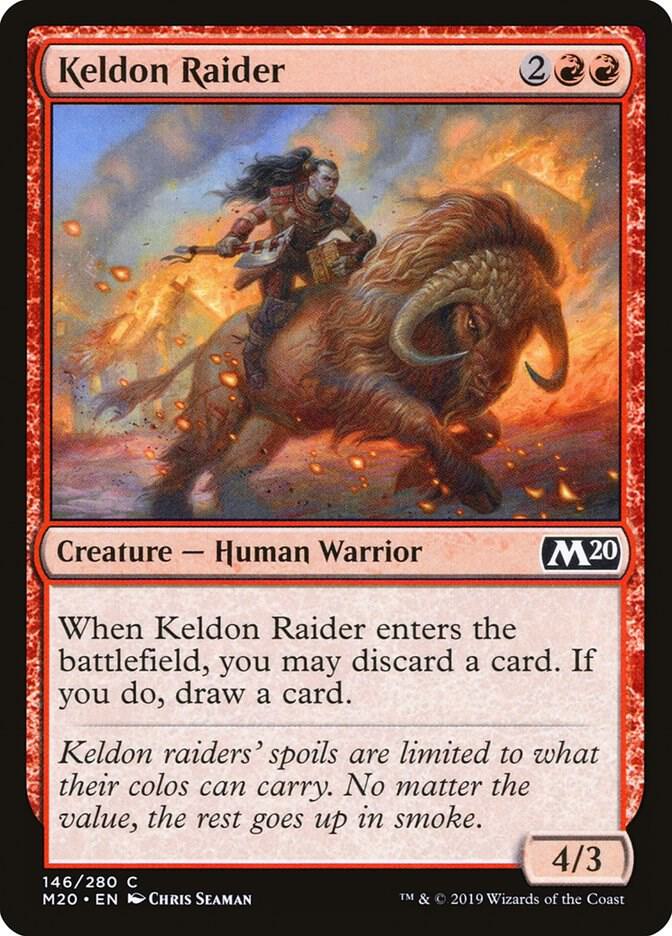 Keldon Raider 146/280 (Core Set 2020)  - Foil