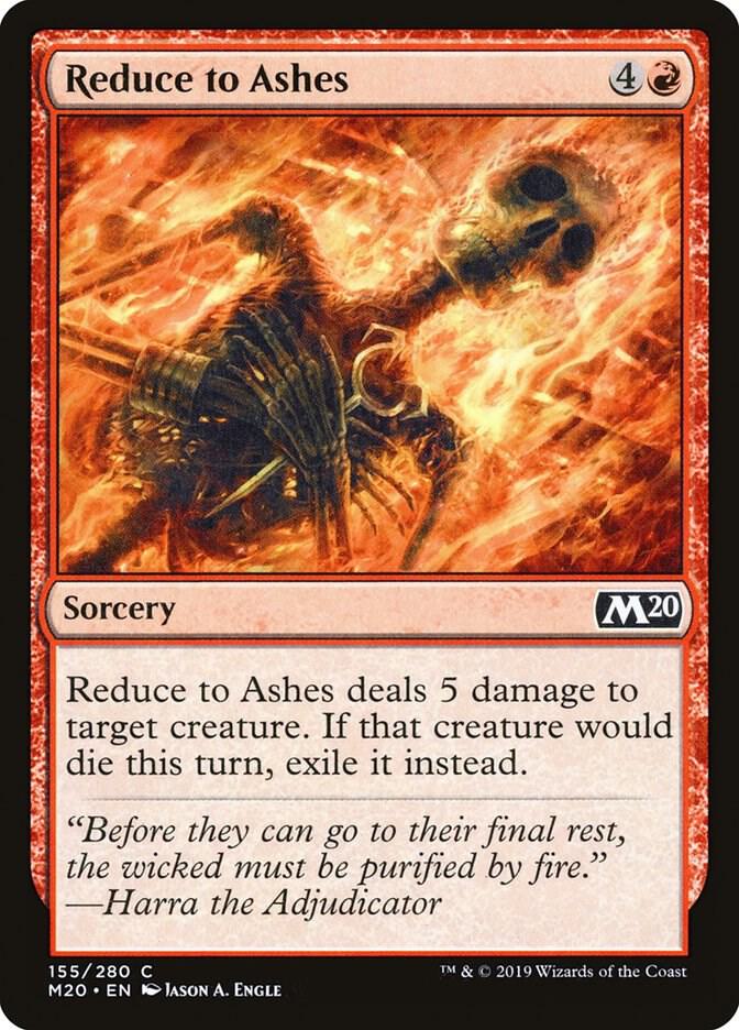 Reduce to Ashes 155/280 (Core Set 2020) 