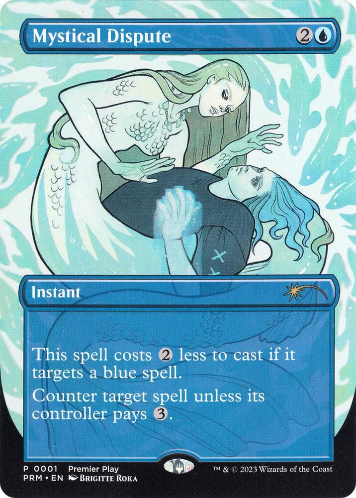 Mystical Dispute 1 (Pro Tour Promos)  - Borderless