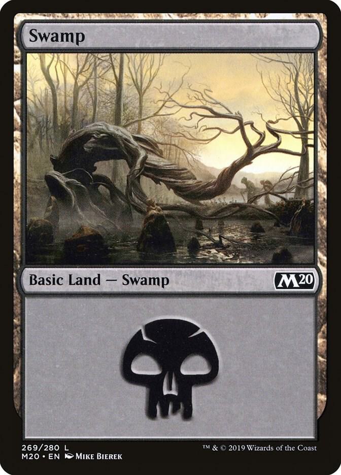 Swamp 269/280 (Core Set 2020)  - Foil