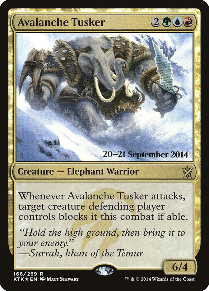 Avalanche Tusker 166 (Prerelease Cards)  - PreRelease Foil