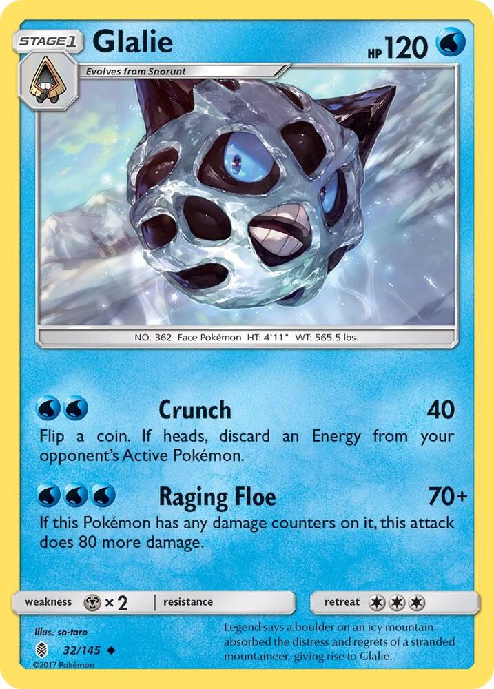 Glalie 32/145 (SM - Guardians Rising) 