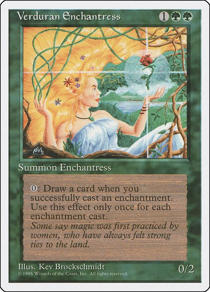 Verduran Enchantress 281/378 (Fourth Edition) 