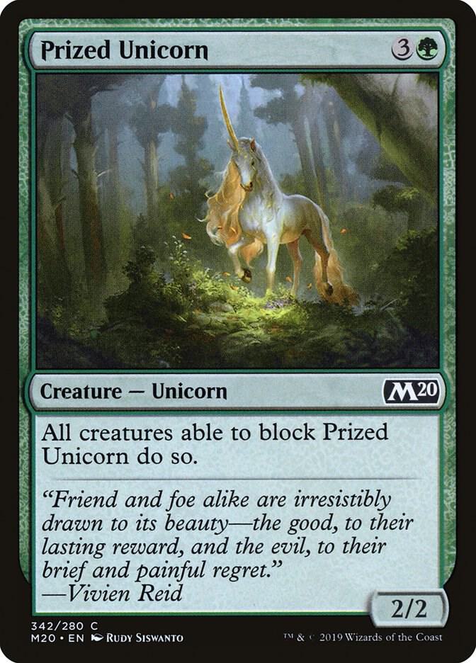 Prized Unicorn 342/280 (Core Set 2020) 