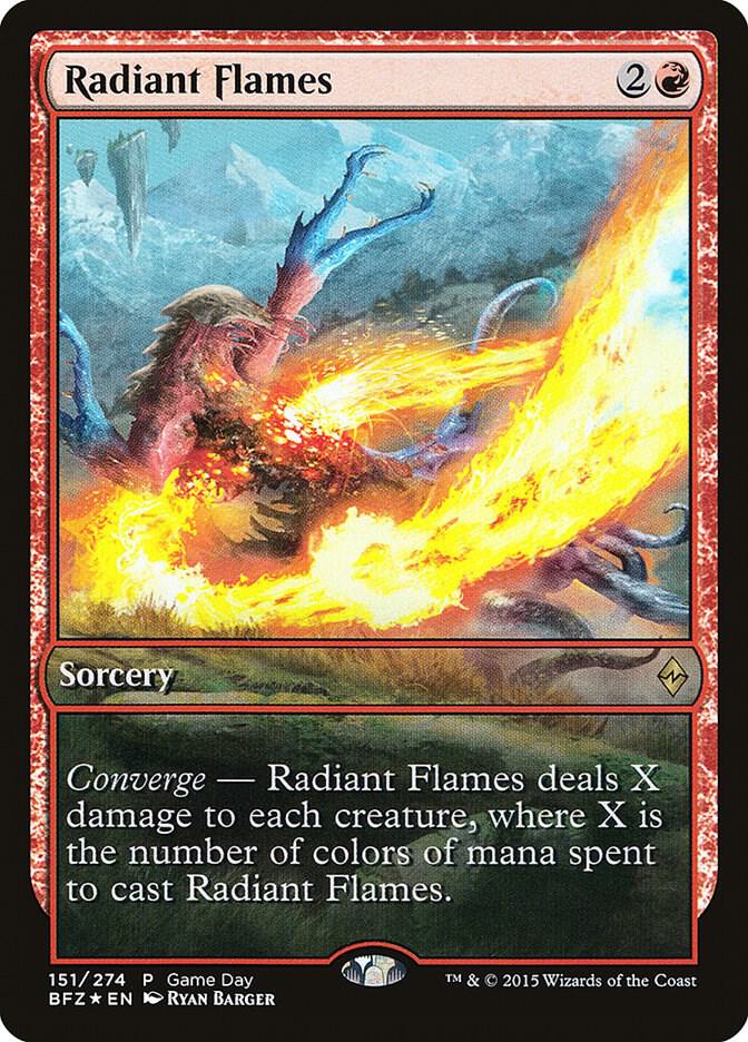 Radiant Flames 151/90 (Game Day & Store Championship Promos)  - Full Art Foil
