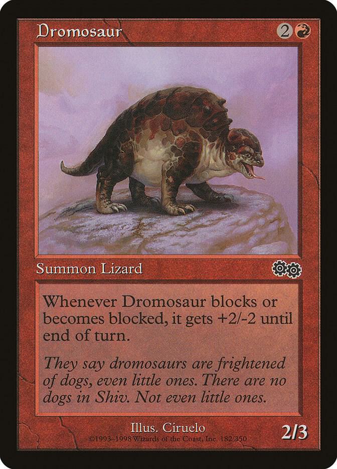 Dromosaur 182/350 (Urza's Saga) 