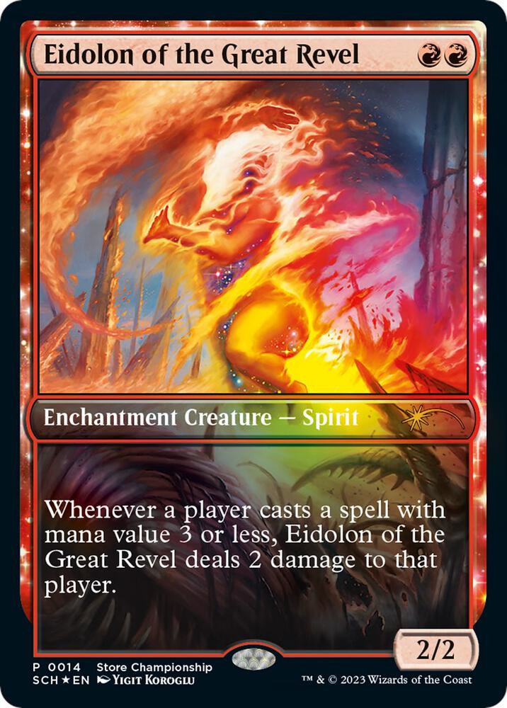 Eidolon of the Great Revel 14/49 (Game Day & Store Championship Promos)  - Full Art Foil