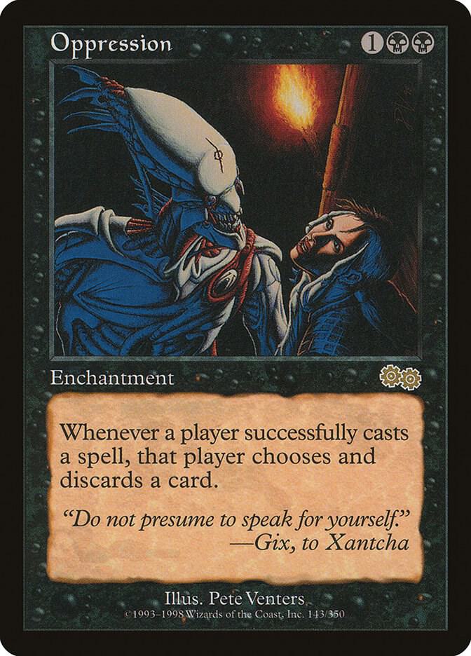 Oppression 143/350 (Urza's Saga) 