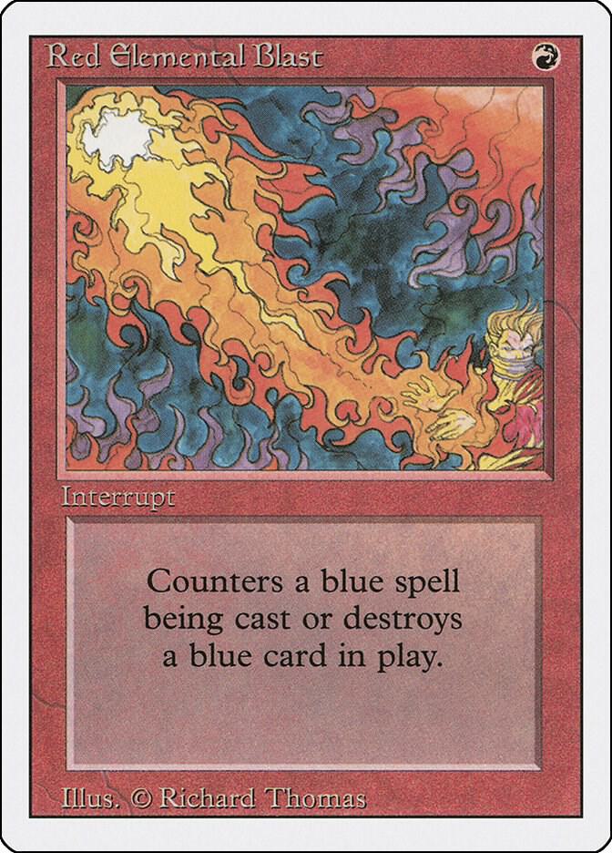 Red Elemental Blast 171/306 (Revised Edition) 