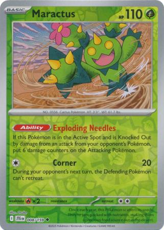 Maractus 008/159 (SV09: Journey Together)  - Reverse Holofoil
