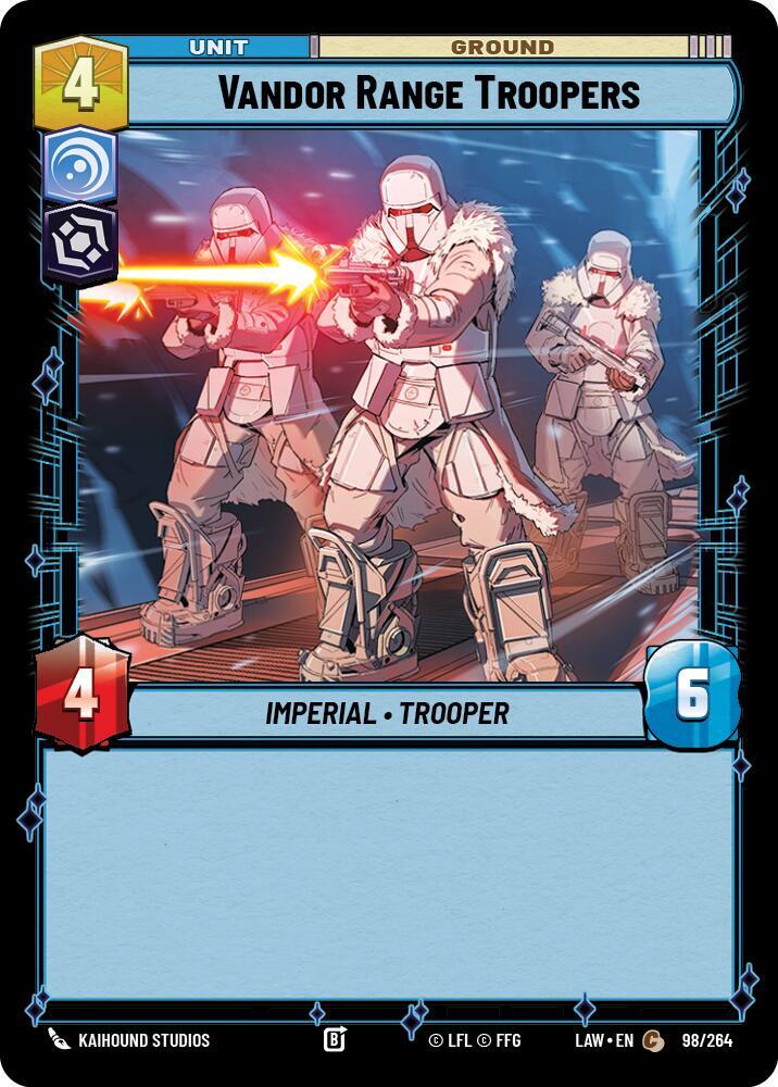Vandor Range Troopers 98/264 (A Lawless Time) 