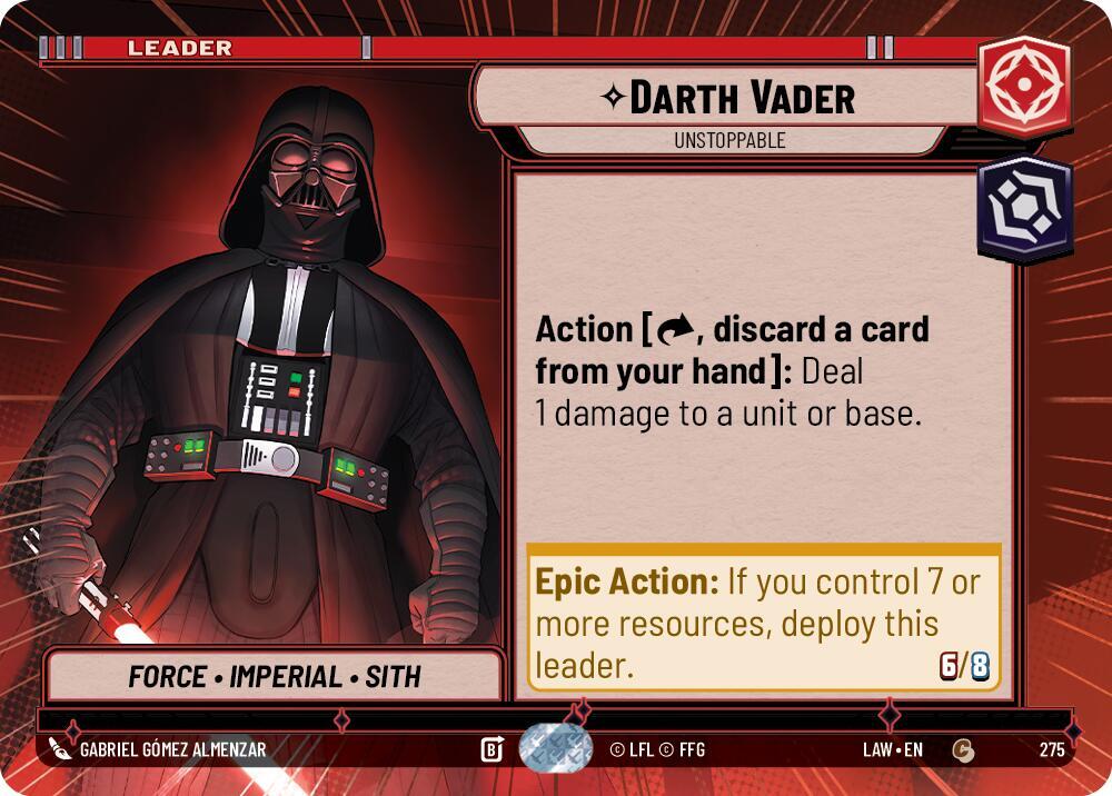 Darth Vader Unstoppable Hyperspace 275 (A Lawless Time) 