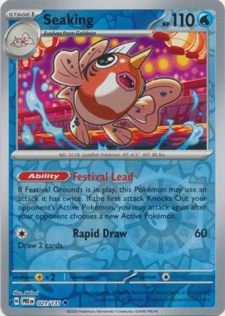 Seaking 021/131 (SV: Prismatic Evolutions)  - Reverse Holofoil