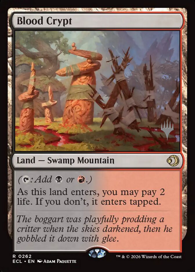 Blood Crypt 262 (Promo Pack: Lorwyn Eclipsed)  - Foil