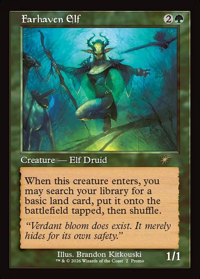 Farhaven Elf 2/7 (WPN & Gateway Promos)  - Foil