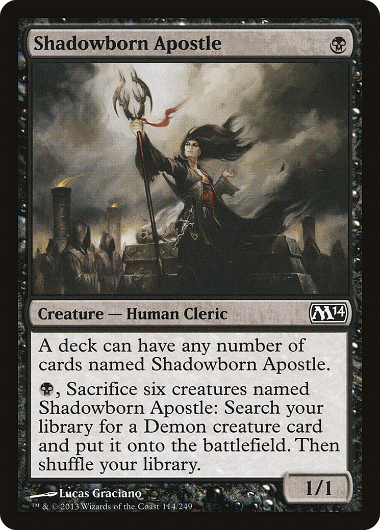 Shadowborn Apostle [Magic 2014] Foil