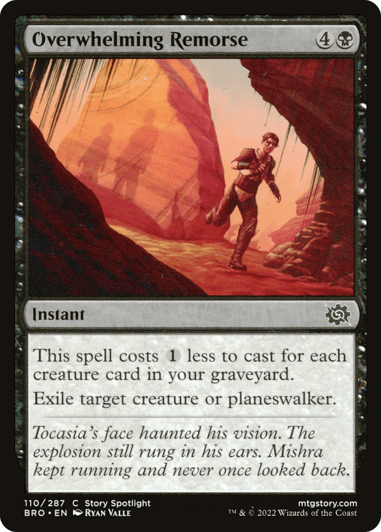 Overwhelming Remorse [The Brothers' War] Foil