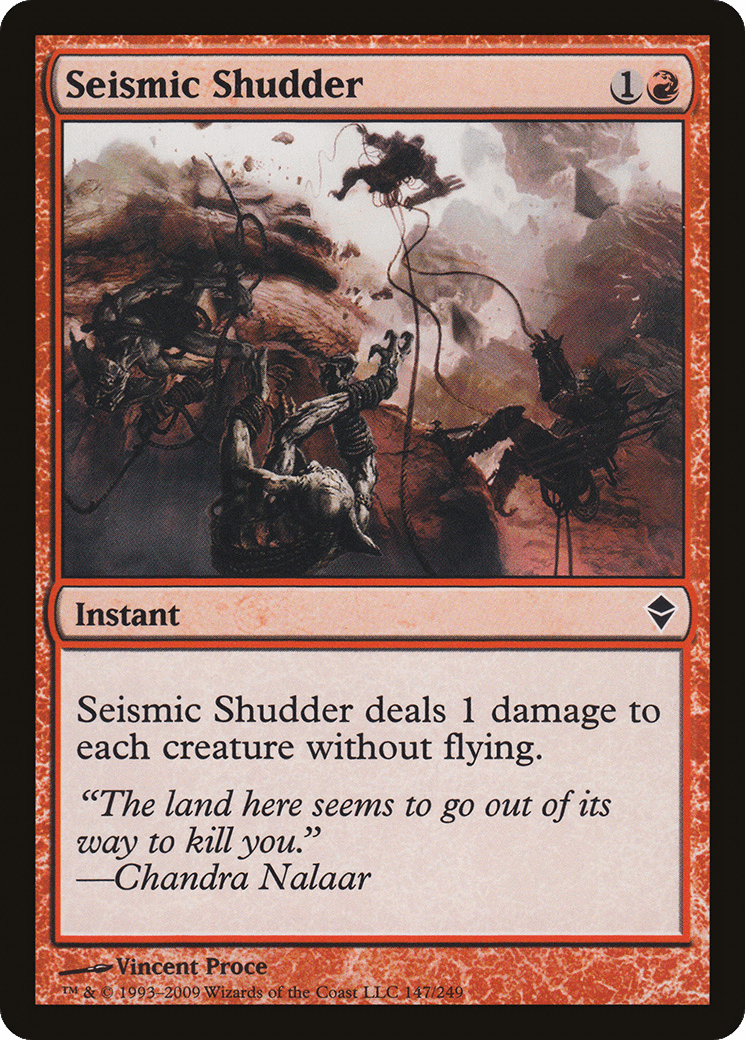 Seismic Shudder [Zendikar] Foil