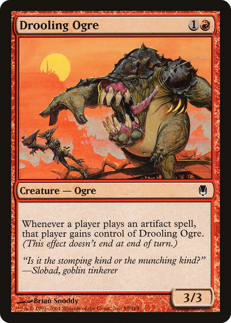Drooling Ogre [Darksteel] Foil
