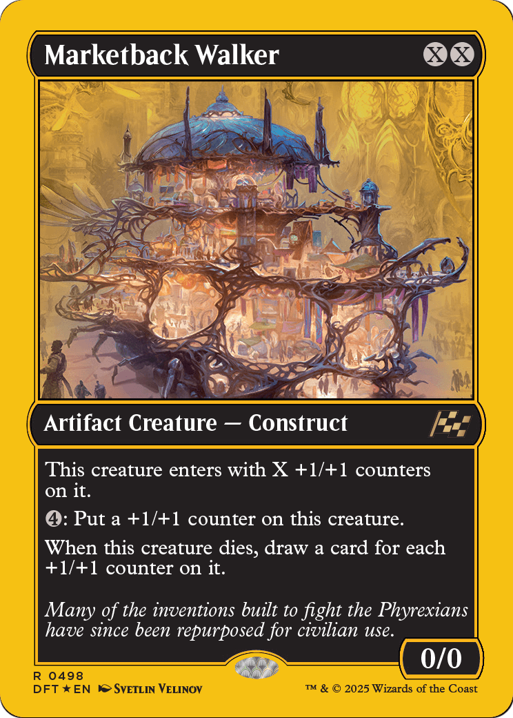 Marketback Walker |  Foil (498) [Aetherdrift]