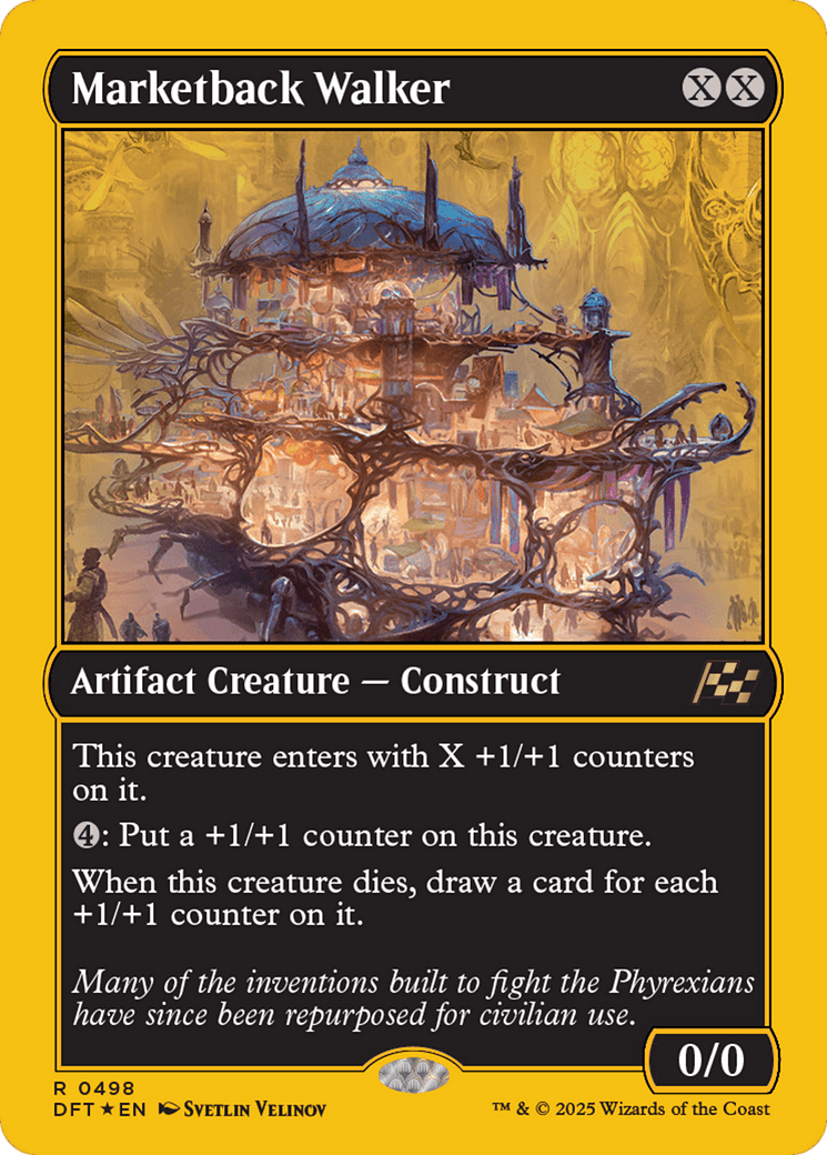 Marketback Walker |  Foil (498) [Aetherdrift]