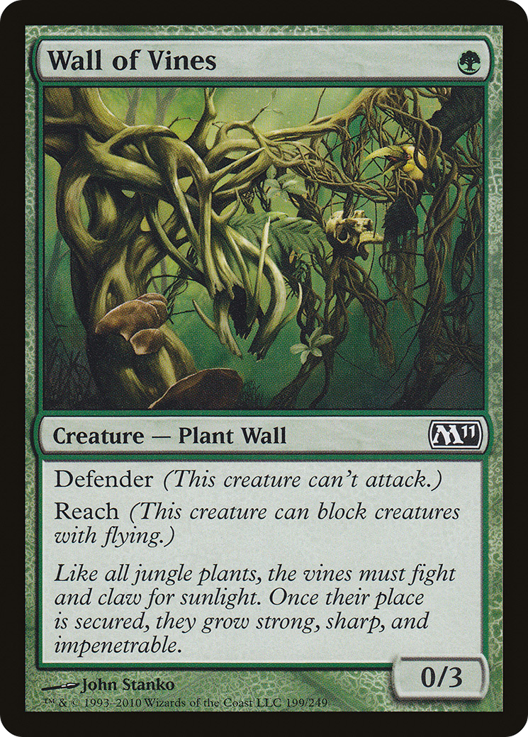 Wall of Vines [Magic 2011] Foil