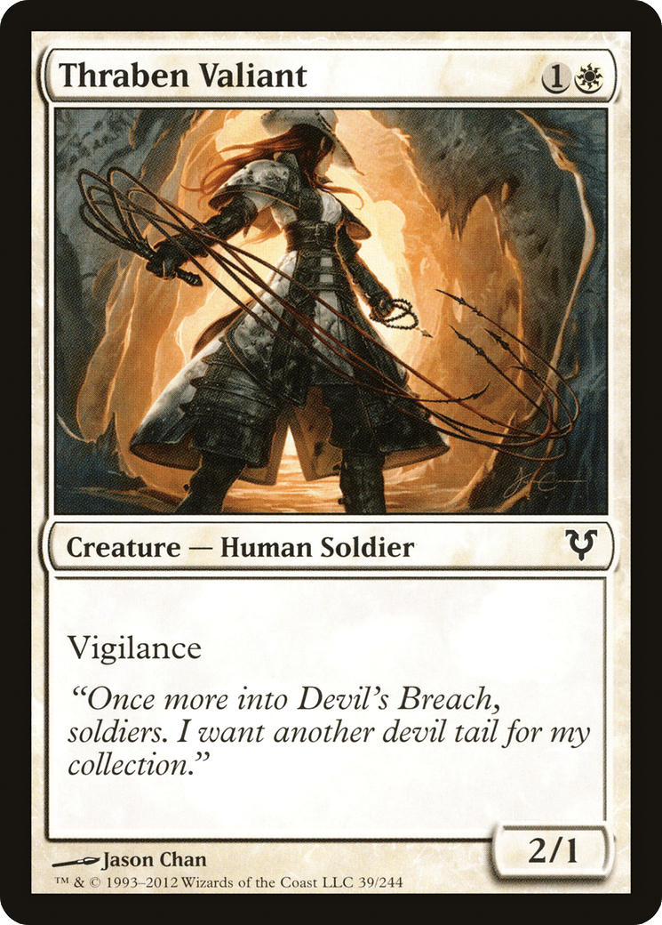 Thraben Valiant [Avacyn Restored] Foil