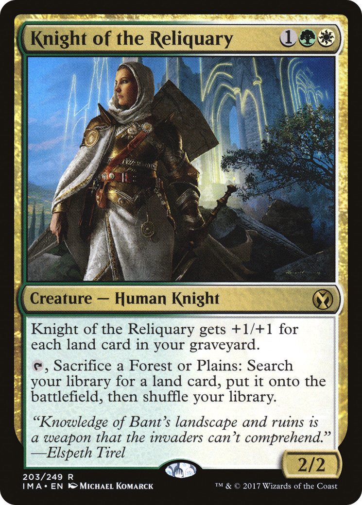 Knight of the Reliquary [Iconic Masters] Foil