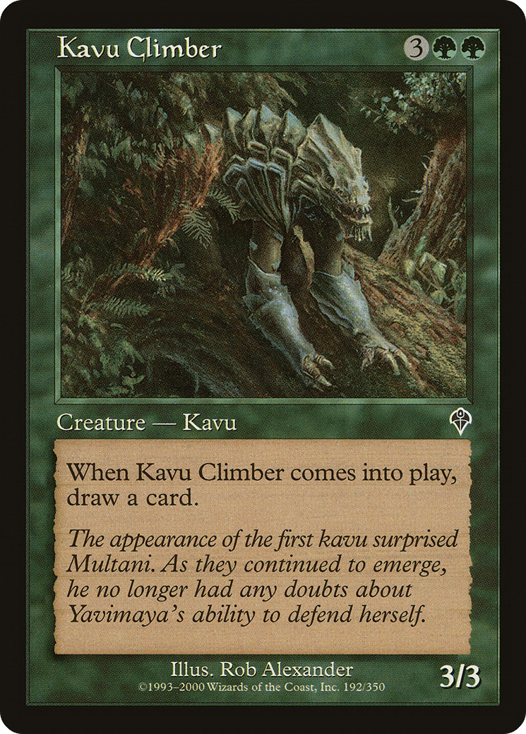 Kavu Climber [Invasion] Foil